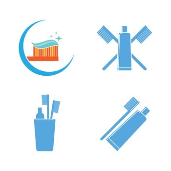 Toothbrush icon vector