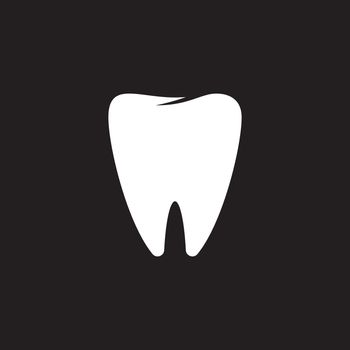 Dental logo template vector illustration flat design