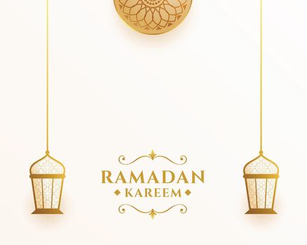 muslim fasting festival ramadan kareem greeting wishes card