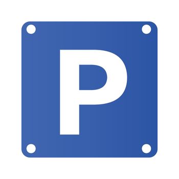Parking sign. Parking sign badge. Vectors.