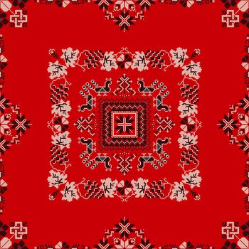 Ukrainian embroidery pattern 91