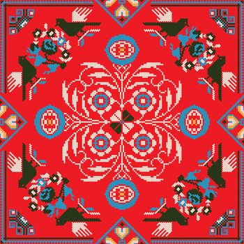 Ukrainian embroidery pattern 75