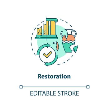 Restoration concept icon