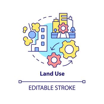 Land use concept icon