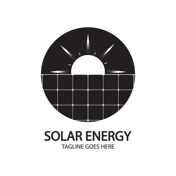 Solar logo energy icon