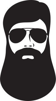 Hair Beard Mustache sunglasses