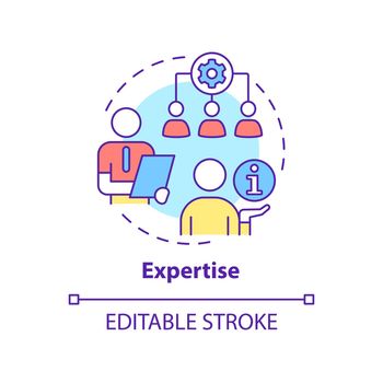 Expertise concept icon