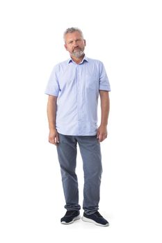 Mature man in casual clothes