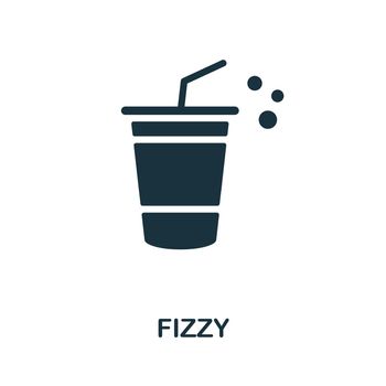 Fizzy icon. Monochrome simple Fizzy icon for templates, web design and infographics