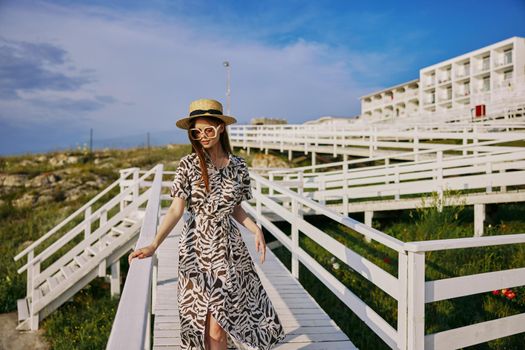 portrait of a woman travel hotel fashion tropics unaltered