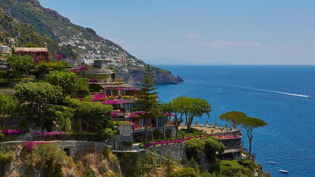 Beautiful view on Amalfi coast, Italy