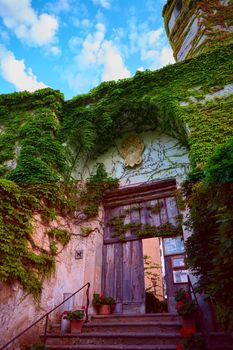 Villa Cimbrone gate, Ravello, Italy