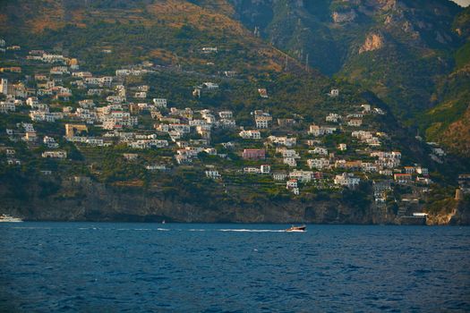 travel in Italy series - view of beautiful Amalfi.