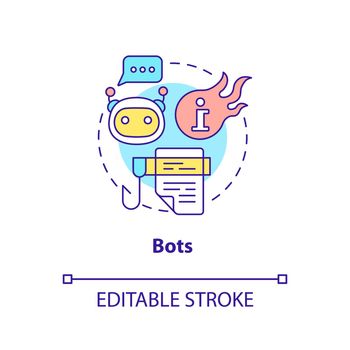Bots concept icon