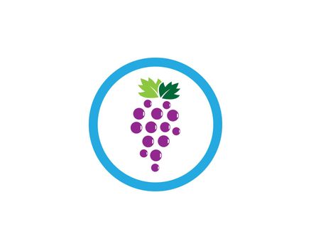 Grape logo template
