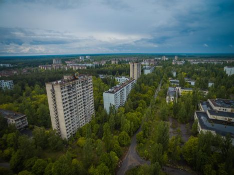 Pripyat, a ghost town, the consequences of a disaster, what a city without people looks like now, Ukraine, Chernobyl