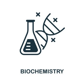 Biochemistry icon. Simple element from healthcare collection. Creative Biochemistry icon for web design, templates, infographics and more