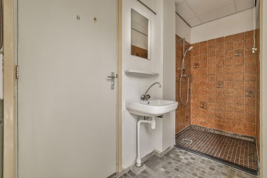 A bathroom in a cozy house
