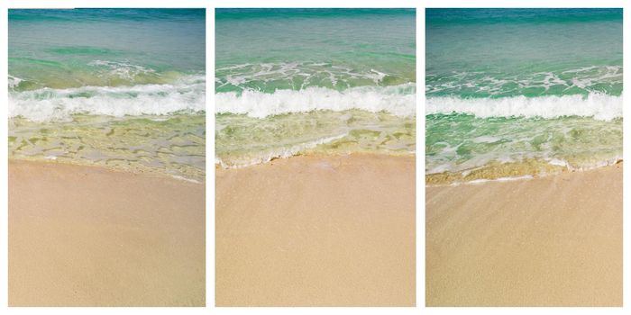 Beatiful sea view collage