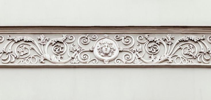 Wall ornament in art nouveau style