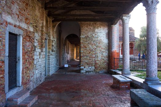 Colonnade of the basilica of Santa Maria Assunta, Torcello
