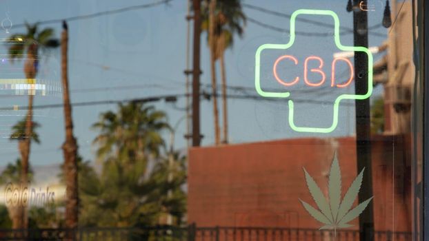 Legalized cbd oil, medical cannabis, cannabidiol, weed, hemp, marijuana or ganja