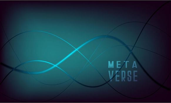 Metaverse. virtual space. Futuristic technology digital high tech concept. Abstract blue background design for virtual reality metaverse.