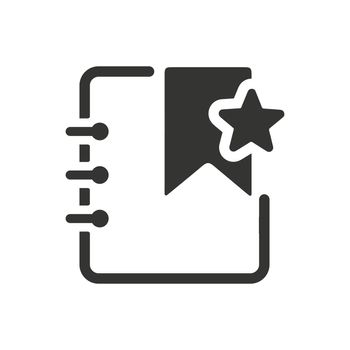 Bookmark icon. Meticulously designed vector EPS file.