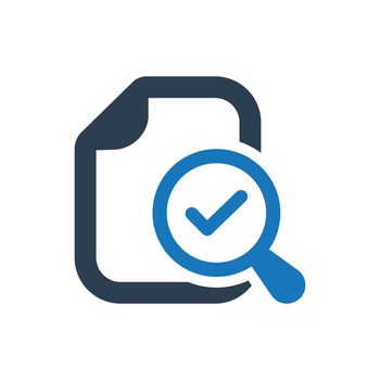Proofreading / Checklist, Assessment icon. Meticulously designed vector EPS file.