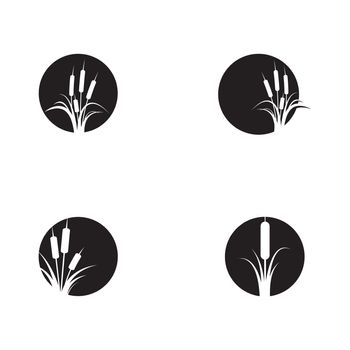 Reeds icon vector design template 