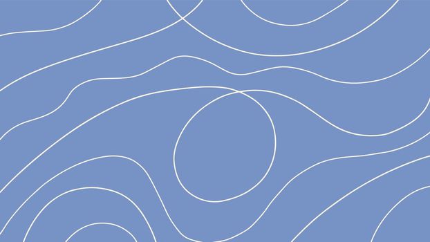 Abstract blue background and curve shape, doodle background.vector.