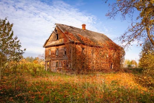 An abandoned old house