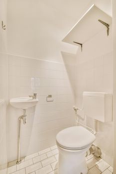 Modern white toilet