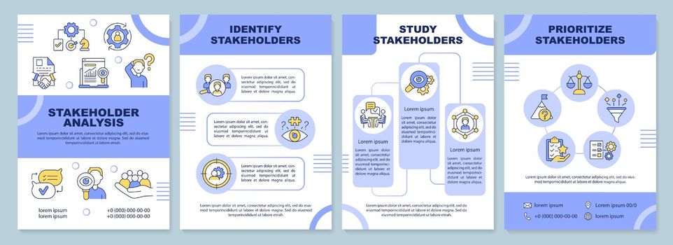 Stakeholder analysis brochure template