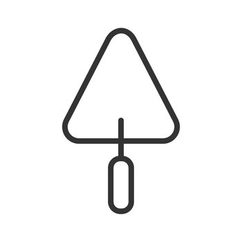 trowel outline ui web icon. trowel vector icon for web, mobile and user interface design isolated on white background