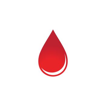 Blood logo template vector icon illustration
