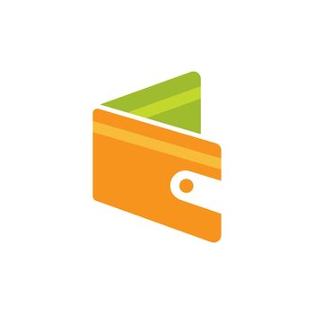 Wallet logo vector