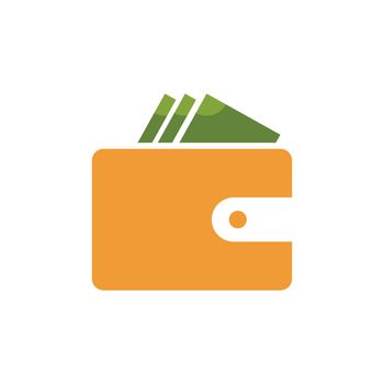 Wallet logo vector