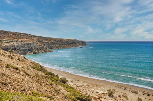 Komos beach Crete
