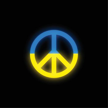 ukraine peace symbol stop russia war conflict concept