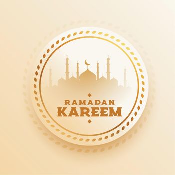 celebration card for ramadan kareem eid festival design