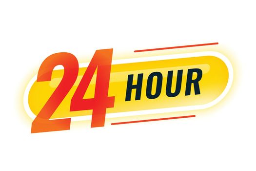 24 hour open concept background