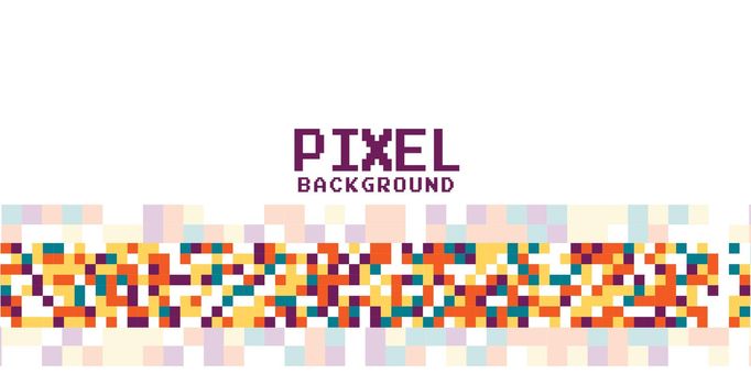 colorful pixels dots background design