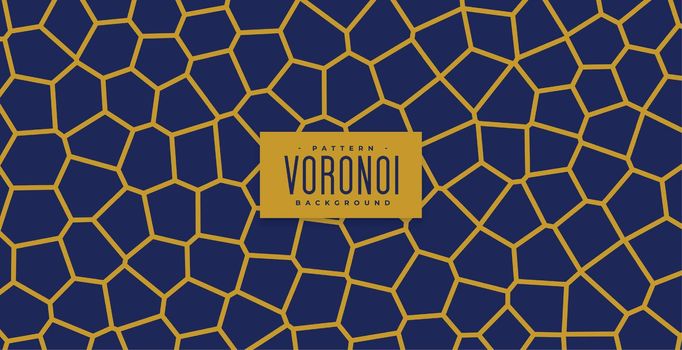 voronoi lines texture pattern in golden and blue colors