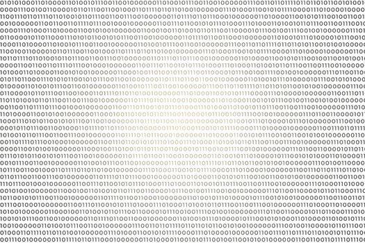 white background with binary code numbers
