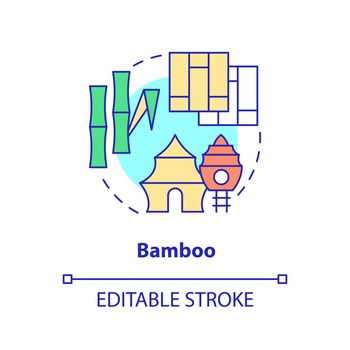Bamboo concept icon