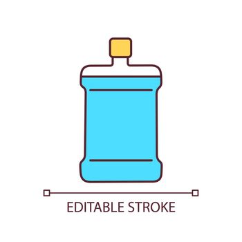 Bottle of clean water RGB color icon