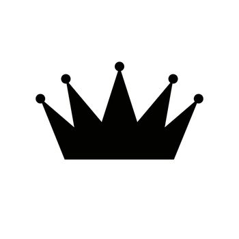 Crown icon. A king or queen. Ranking. Vectors.