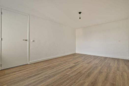Spacious empty room in white