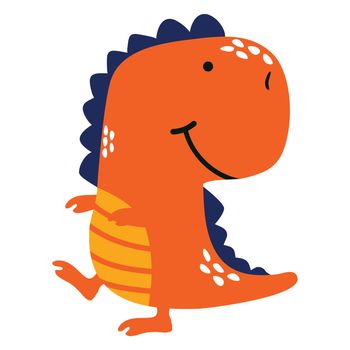 Cute dinosaur tyrannosaurus  design cartoon